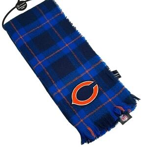 NWT Chicago Bears Fringed Blanket Scarf